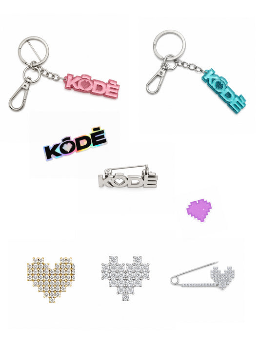 Kôdè Stickers & Pins Pack