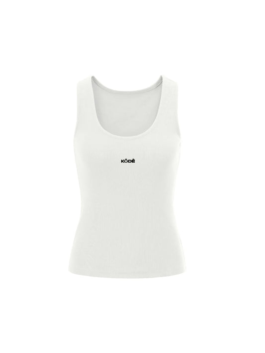 Tank Top Woman Milk White