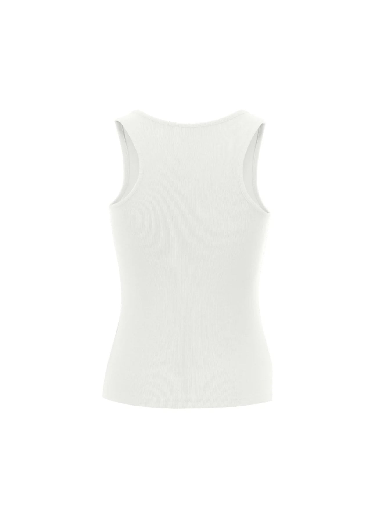 Tank Top Woman Milk White