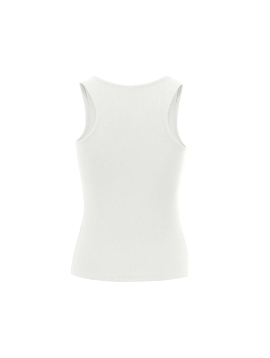 Tank Top Woman Milk White