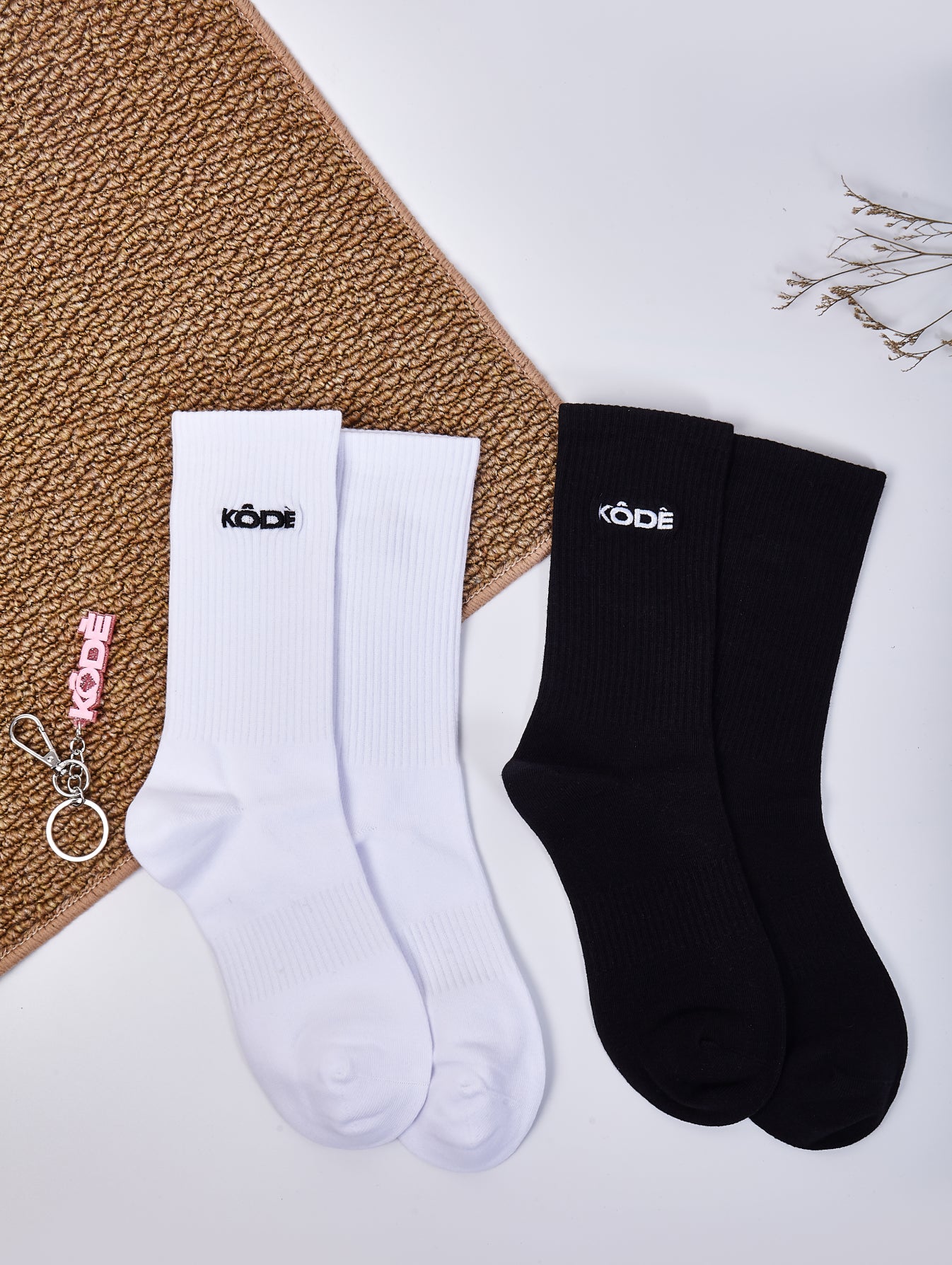 Classic Socks White/Black