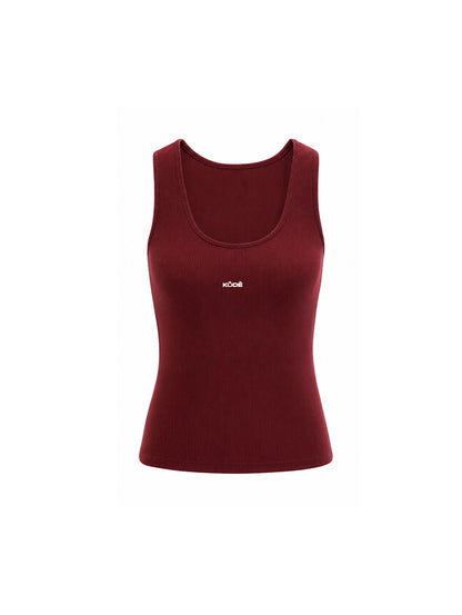 Tank Top Woman Bordeaux