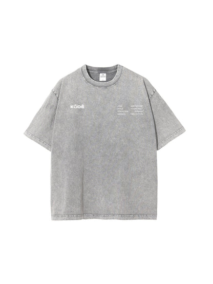 Essence Gray Graphic Tee