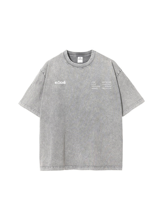 Essence Gray Graphic Tee