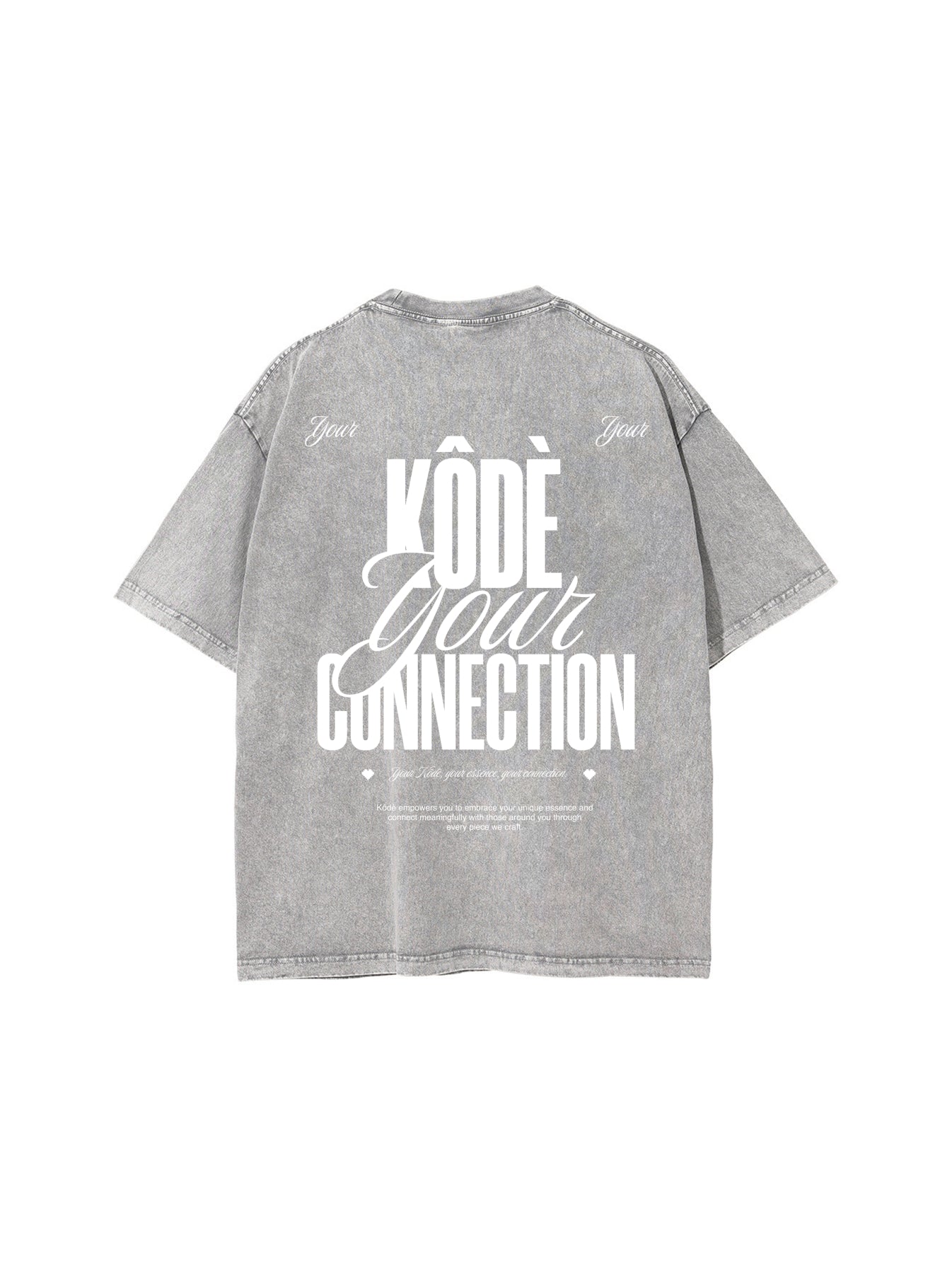 Essence Gray Graphic Tee