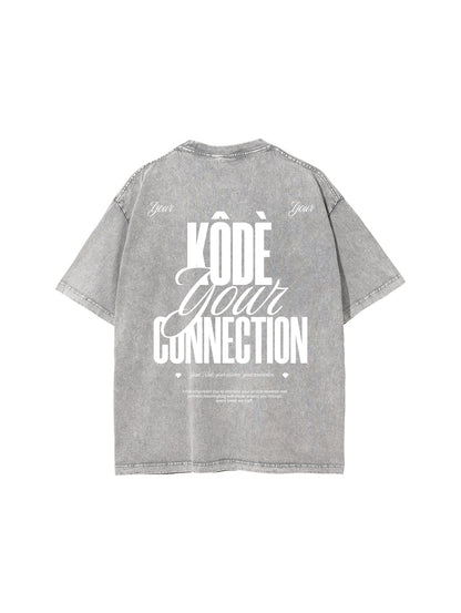 Essence Gray Graphic Tee
