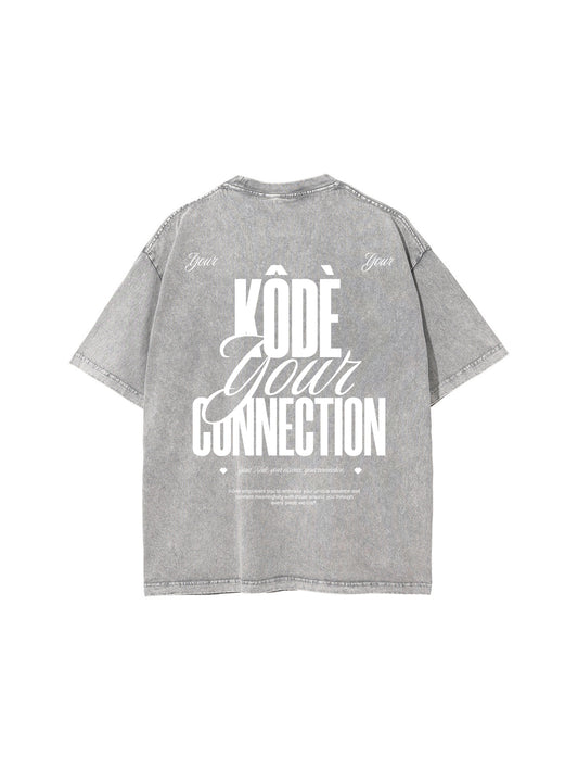 Essence Gray Graphic Tee