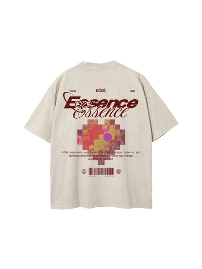 Essence Beige Graphic Tee
